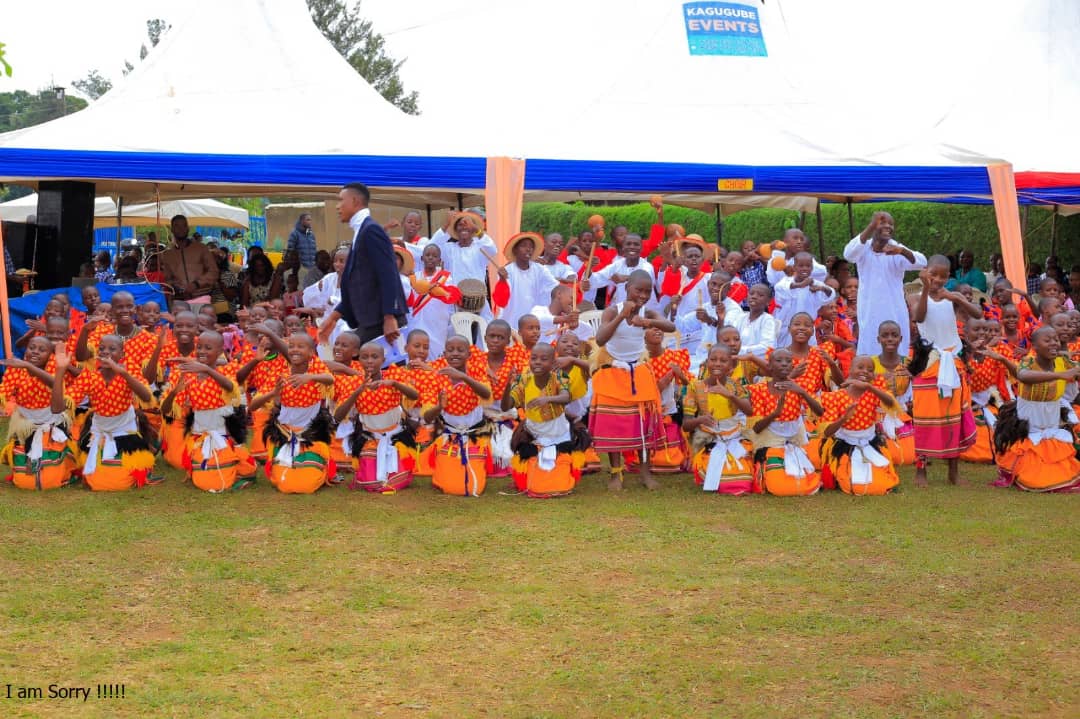 One of the school visitation days, pupils performing Maganda dance that was performed on the Diocesan Competitions 4
